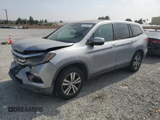 2016 Honda Pilot EX-L z VIN 5FNYF5H59GB044752, wystawiony jako Copart lot #58273625 z przebiegiem 110 273 mil mil oraz Szkoda całkowita • Salvage title. Historia ofert i sprzedaży dostępna na DreamBid. Obrazek 1.