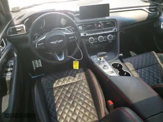 2022 Genesis G70 3.3T with VIN KMTG54TE2NU085598, listed as a Copart auction lot 58893654 with 31,314 mi miles and Salvage Title. Bid and sale history available at carsss.com. Image 8.