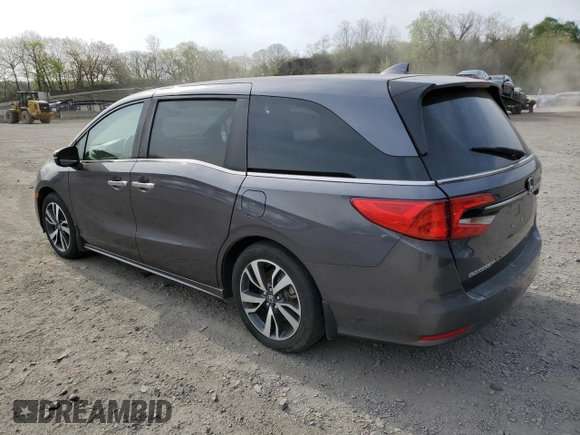 2024 Honda Odyssey Touring with VIN 5FNRL6H80RB001448, listed as a Copart auction lot 54790165 with 13,716 mi miles and Salvage Title. Bid and sale history available at carsss.com. Image 2.