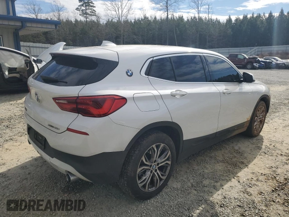 2020 BMW X2 sDrive28i with VIN WBXYH9C05L5N96129, listed as a Copart auction lot 89018595 with 45,226 mi miles and Salvage Title. Bid and sale history available at carsss.com. Image 3.