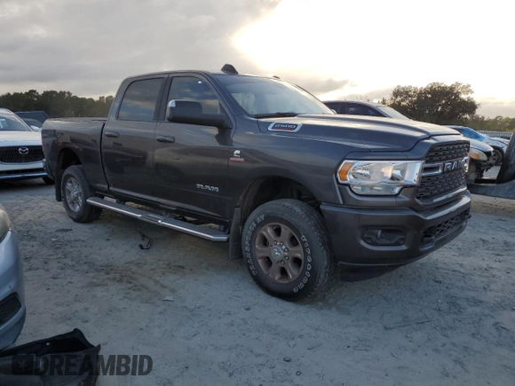 2022 Ram 2500 Big Horn with VIN 3C6UR5DL8NG422309, listed as a Copart auction lot 83674524 with 19,369 mi miles and Salvage Title. Bid and sale history available at carsss.com. Image 4.