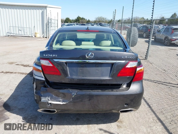 2010 Lexus LS 460 with VIN JTHBL5EF3A5099023, listed as a IAAI auction lot 41865321 with 136,845 mi miles and . Bid and sale history available at DreamBid. Image 17.