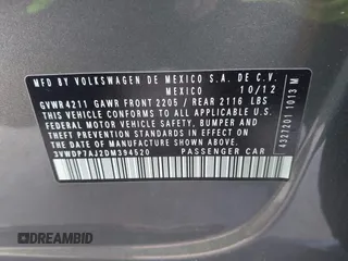 2013 Volkswagen Jetta SE with VIN 3VWDP7AJ2DM394520, listed as a IAAI auction lot 42777144 with 154,836 mi miles and . Bid and sale history available at DreamBid. Image 9.
