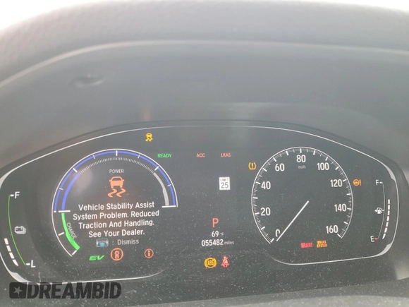 2020 Honda Accord Touring z VIN 1HGCV3F91LA012471, wystawiony jako Copart lot #52316774 z przebiegiem 55 482 mil mil oraz Szkoda całkowita • Salvage title. Historia ofert i sprzedaży dostępna na DreamBid. Obrazek 9.