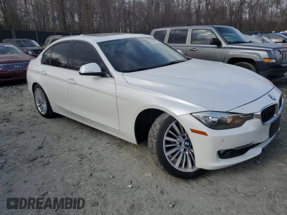 2015 BMW 3 Series 328i with VIN WBA3A5C50FF607260, listed as a Copart auction lot 46051975 with 135,106 mi miles and Salvage Title. Bid and sale history available at carsss.com. Image 4.