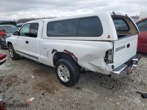 2001 Dodge Dakota with VIN 1B7GL22X61S343302, listed as a Copart auction lot 85501134 with 170,049 mi miles and Salvage Title. Bid and sale history available at carsss.com. Image 2.