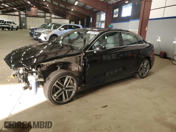 2019 Audi A3 Sedan Premium Plus with VIN WAUJEGFF4K1027500, listed as a Copart auction lot 74097633 with 42,936 mi miles. Bid and sale history available at carsss.com. Image 1.