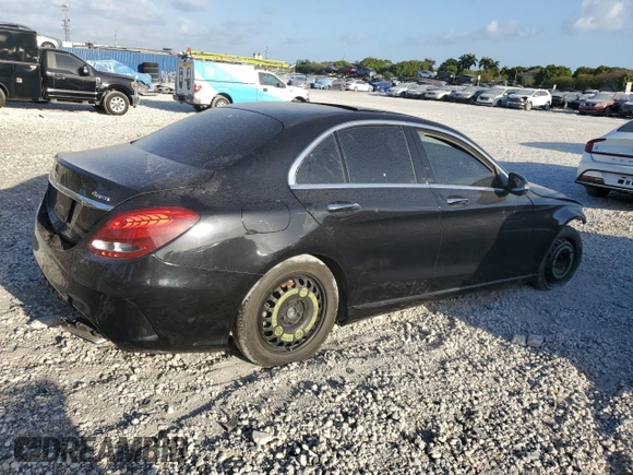 2015 Mercedes-Benz C 300 Luxury with VIN 55SWF4KB2FU009080, listed as a Copart auction lot 55310095 with 138,645 mi miles and Clean Title. Bid and sale history available at carsss.com. Image 3.