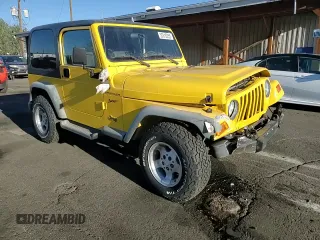 2002 Jeep Wrangler Sport with VIN 1J4FA49S52P750310, listed as a Copart auction lot 50815255 with 188,364 mi miles and Salvage Title. Bid and sale history available at carsss.com. Image 11.