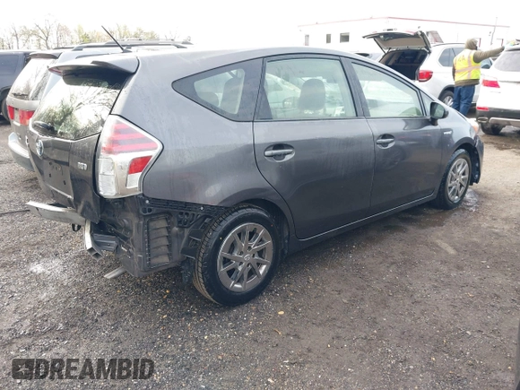 2015 Toyota Prius Two with VIN JTDZN3EU8FJ022093, listed as a IAAI auction lot 41993308 with 114,648 mi miles and . Bid and sale history available at DreamBid. Image 4.