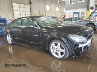 2014 Mercedes-Benz CLS 550 with VIN WDDLJ9BB8EA100254, listed as a Copart auction lot 57229935 with 132,574 mi miles and Salvage title. Bid and sale history available at DreamBid. Image 4.