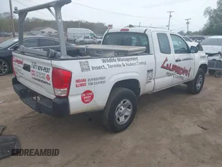 2017 Toyota Tacoma SR with VIN 5TFSX5EN8HX050735, listed as a IAAI auction lot 42156396 with 258,227 mi miles and . Bid and sale history available at DreamBid. Image 4.