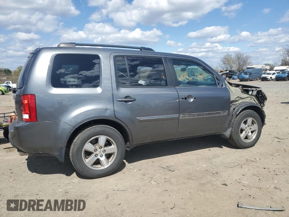 2011 Honda Pilot EX-L with VIN 5FNYF4H53BB036343, listed as a Copart auction lot 52136145 with 217,132 mi miles and Salvage Title. Bid and sale history available at carsss.com. Image 3.