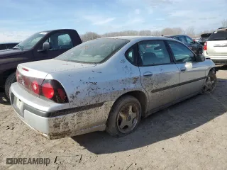 2003 Chevrolet Impala with VIN 2G1WF52K939437633, listed as a Copart auction lot 43604385 with 248,329 mi miles and Salvage Title. Bid and sale history available at carsss.com. Image 3.