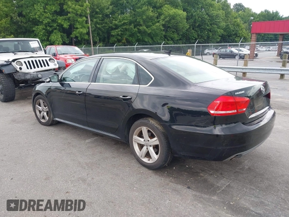 2013 Volkswagen Passat SE with VIN 1VWBH7A38DC088638, listed as a IAAI auction lot 42397459 with 173,025 mi miles and . Bid and sale history available at DreamBid. Image 3.