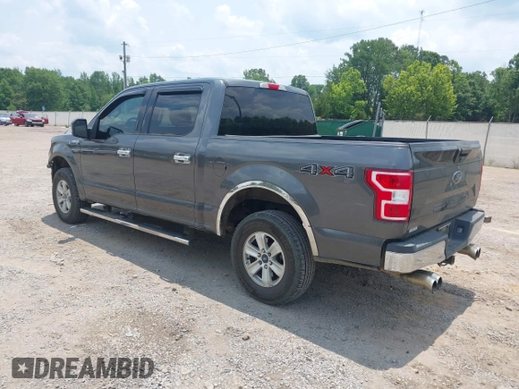 2018 Ford F-150 XL with VIN 1FTEW1E56JFC47584, listed as a IAAI auction lot 42397196 with 195,341 mi miles and . Bid and sale history available at DreamBid. Image 3.