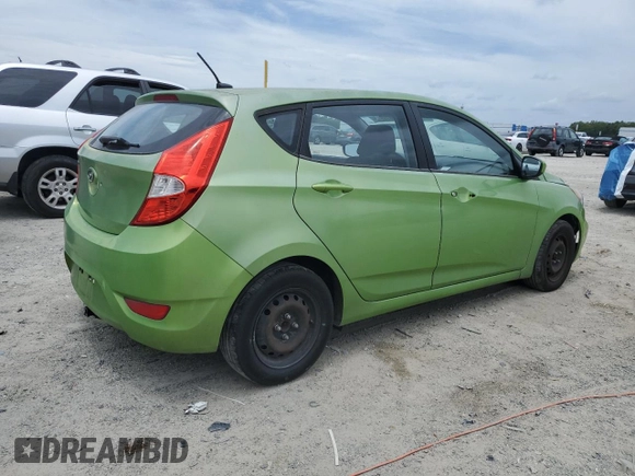 2013 Hyundai Accent GS with VIN KMHCT5AE6DU083617, listed as a Copart auction lot 58719915 with 157,502 mi miles and Clean title. Bid and sale history available at DreamBid. Image 3.