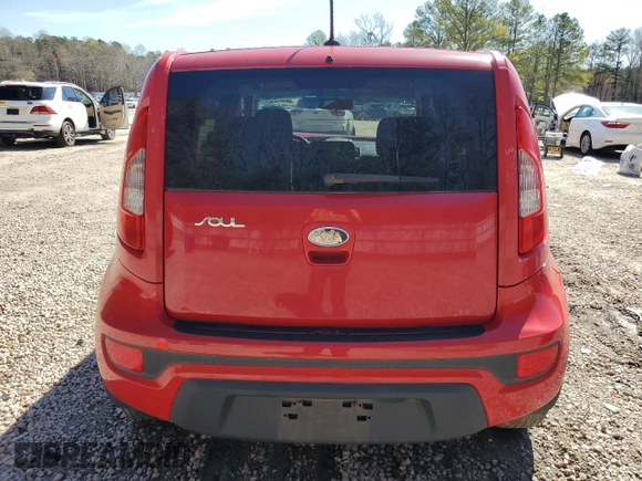 2012 Kia Soul + with VIN KNDJT2A68C7460108, listed as a Copart auction lot 50516215 with 183,071 mi miles and Salvage Title. Bid and sale history available at carsss.com. Image 6.