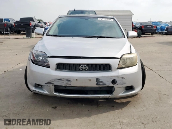 2007 Scion tC Spec with VIN JTKDE177170180913, listed as a Copart auction lot 51107685 with 195,153 mi miles and Salvage Title. Bid and sale history available at carsss.com. Image 5.