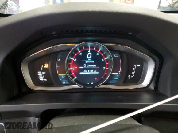 2015 Volvo V60 z VIN YV1612SC8F1212622, wystawiony jako Copart lot #58492135 z przebiegiem 114 137 mil mil oraz Tytuł czysty. Historia ofert i sprzedaży dostępna na DreamBid. Obrazek 9.
