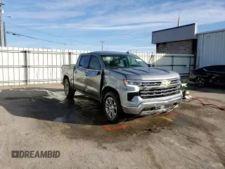 2024 Chevrolet Silverado 1500 LTZ with VIN 1GCUDGE82RZ388659, listed as a Copart auction lot 88342505 with 10,333 mi miles and Salvage Title. Bid and sale history available at DreamBid. Image 13.