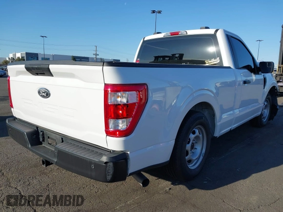 2023 Ford F-150 XL with VIN 1FTMF1C52PKF67726, listed as a IAAI auction lot 41611798 with 15,015 mi miles and . Bid and sale history available at carsss.com. Image 4.