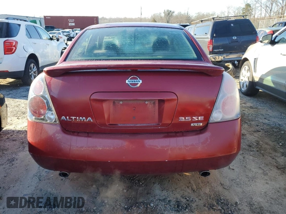 2006 Nissan Altima SL z VIN 1N4BL11DX6C223862, wystawiony jako Copart lot #86924104 z przebiegiem 62 390 mil mil oraz Szkoda całkowita • Salvage title. Historia ofert i sprzedaży dostępna na DreamBid. Obrazek 6.