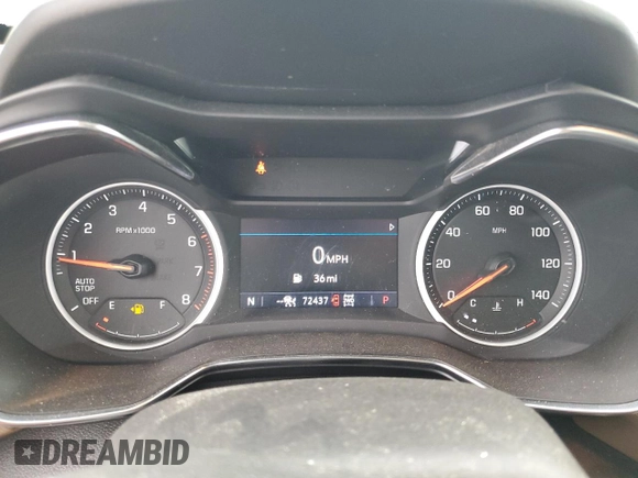 2021 Chevrolet TrailBlazer ACTIV with VIN KL79MSSL8MB047427, listed as a Copart auction lot 50507565 with 72,437 mi miles and Salvage Title. Bid and sale history available at DreamBid. Image 9.