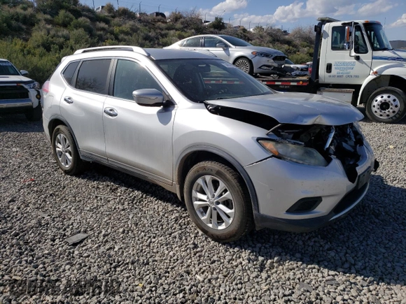 2015 Nissan Rogue SV with VIN KNMAT2MV3FP562410, listed as a Copart auction lot 53852655 with 109,225 mi miles and Salvage Title. Bid and sale history available at DreamBid. Image 4.