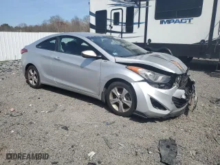 2013 Hyundai Elantra Coupe GS with VIN KMHDH6AE8DU020045, listed as a Copart auction lot 54361225 with 136,638 mi miles and Clean Title. Bid and sale history available at carsss.com. Image 4.