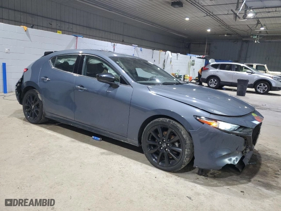 2021 Mazda Mazda3 Hatchback 2.5 Turbo Premium Plus with VIN JM1BPBNY8M1403528, listed as a Copart auction lot 85202274 with 26,510 mi miles and Salvage Title. Bid and sale history available at carsss.com. Image 4.
