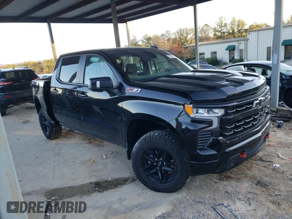 2023 Chevrolet Silverado 1500 LT Trail Boss with VIN 3GCUDFED7PG220665, listed as a Copart auction lot 83036184 with 51,055 mi miles and Salvage Title. Bid and sale history available at DreamBid. Image 4.