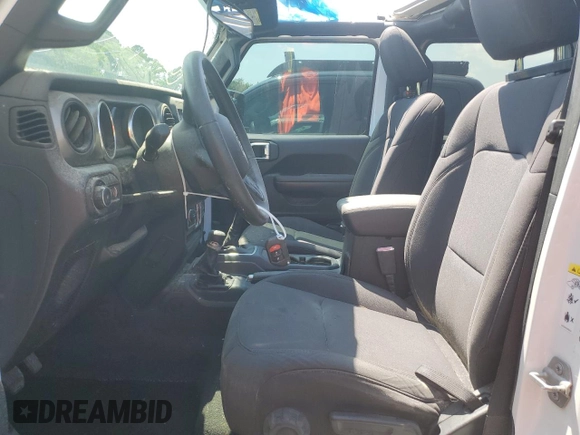 2018 Jeep Wrangler Unlimited Sport S with VIN 1C4HJXDGXJW130690, listed as a Copart auction lot 46921725 with 107,616 mi miles and Salvage title. Bid and sale history available at DreamBid. Image 7.