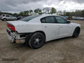 2014 Dodge Charger Police with VIN 2C3CDXAT8EH132983, listed as a Copart auction lot 52915705 with 234,573 mi miles and Salvage Title. Bid and sale history available at carsss.com. Image 3.