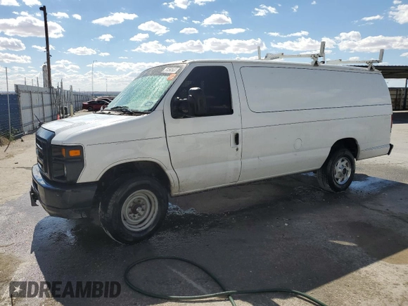 2014 Ford Econoline Cargo Commercial with VIN 1FTSS3EL2EDA59008, listed as a Copart auction lot 55925255 with 224,761 mi miles and Clean Title. Bid and sale history available at DreamBid. Image 1.