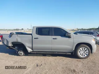 2024 Chevrolet Silverado 1500 Custom with VIN 3GCPABEK5RG427555, listed as a IAAI auction lot 41783357 with 5,921 mi miles and . Bid and sale history available at DreamBid. Image 14.
