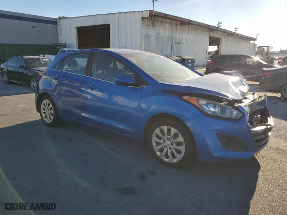 2017 Hyundai Elantra GT with VIN KMHD35LHXHU379810, listed as a Copart auction lot 87701295 with 137,011 mi miles and Salvage Title. Bid and sale history available at carsss.com. Image 4.