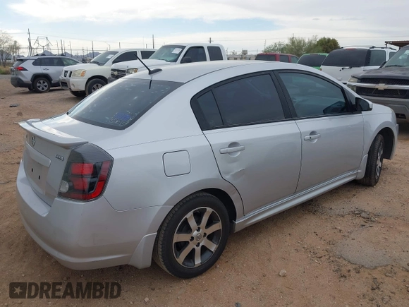 2012 Nissan Sentra S with VIN 3N1AB6APXCL735429, listed as a IAAI auction lot 42375681 with 134,560 mi miles and . Bid and sale history available at DreamBid. Image 4.