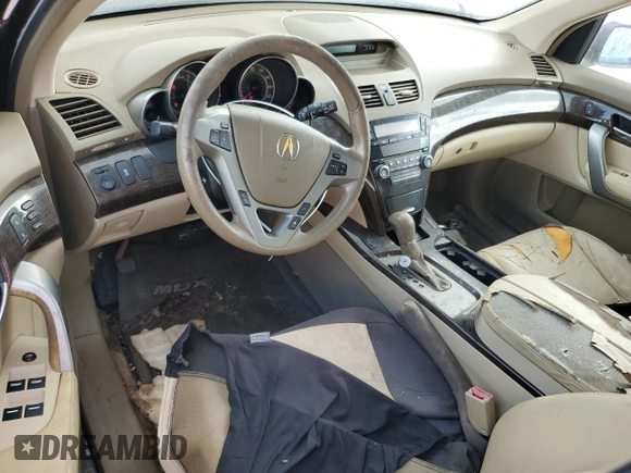 2010 Acura MDX z VIN 2HNYD2H20AH514480, wystawiony jako Copart lot #60095005 z przebiegiem 226 108 mil mil oraz Szkoda całkowita • Salvage title. Historia ofert i sprzedaży dostępna na DreamBid. Obrazek 8.