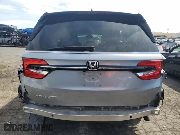 2022 Honda Odyssey EX-L with VIN 5FNRL6H78NB030228, listed as a Copart auction lot 52140365 with 40,607 mi miles and Salvage Title. Bid and sale history available at DreamBid. Image 6.