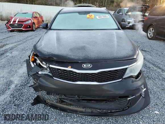 2016 Kia Optima LX with VIN 5XXGT4L34GG099806, listed as a Copart auction lot 48913065 with 130,406 mi miles and Salvage Title. Bid and sale history available at carsss.com. Image 5.