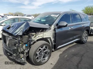 2022 Hyundai Palisade Calligraphy z VIN KM8R7DHE1NU341087, wystawiony jako Copart lot #54198495 z przebiegiem 24 334 mil mil oraz Szkoda całkowita • Salvage title. Historia ofert i sprzedaży dostępna na DreamBid. Obrazek 1.