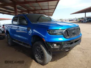 2021 Ford Ranger XL with VIN 1FTER4FH1MLD51214, listed as a IAAI auction lot 41906969 with 23,742 mi miles. Bid and sale history available at carsss.com. Image 1.