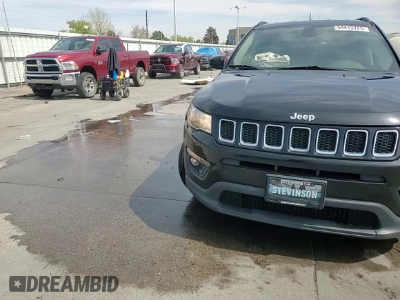 2018 Jeep Compass Altitude with VIN 3C4NJDBBXJT150565, listed as a Copart auction lot 54413725 with 68,790 mi miles and Salvage title. Bid and sale history available at DreamBid. Image 14.