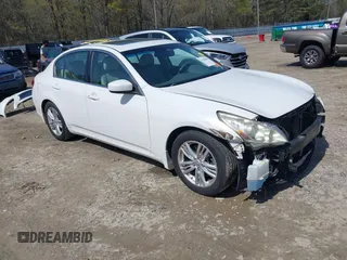 2010 Infiniti G37 Sedan Journey with VIN JN1CV6AP9AM402058, listed as a IAAI auction lot 41920401 with 214,714 mi miles. Bid and sale history available at carsss.com. Image 1.