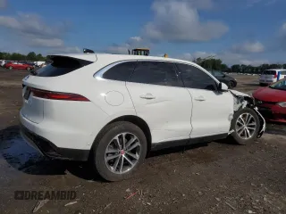 2022 Jaguar F-Pace with VIN SADCK2EX3NA698232, listed as a Copart auction lot 58552985 with 24,413 mi miles and Salvage title. Bid and sale history available at DreamBid. Image 3.