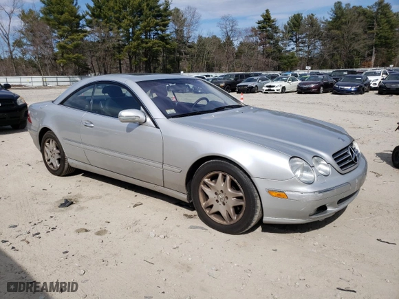 2002 Mercedes-Benz CL-Class with VIN WDBPJ75J72A024507, listed as a Copart auction lot 51005365 with 228,160 mi miles and Clean Title. Bid and sale history available at carsss.com. Image 4.