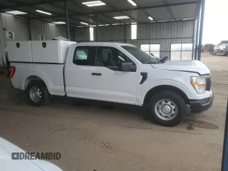2021 Ford F-150 XL with VIN 1FTEX1C86MKE94531, listed as a Copart auction lot 47780885 with 64,819 mi miles and Clean title. Bid and sale history available at DreamBid. Image 4.