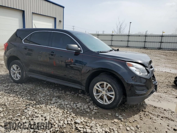 2017 Chevrolet Equinox LS with VIN 2GNFLEEK9H6250713, listed as a Copart auction lot 53553035 with 212,727 mi miles and Non Repairable. Bid and sale history available at DreamBid. Image 4.