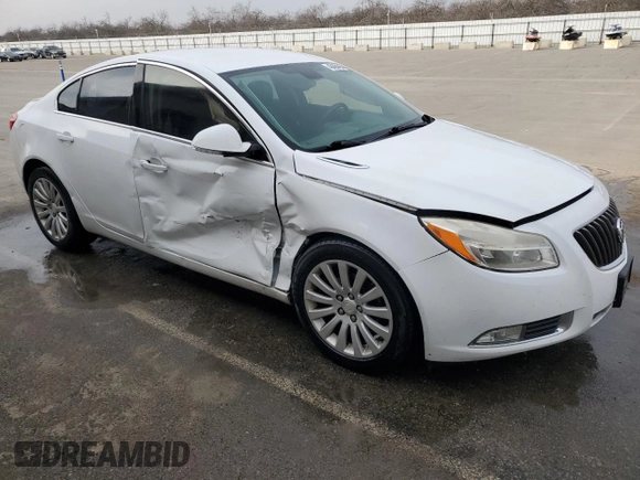 2012 Buick Regal with VIN 2G4GR5EK6C9181221, listed as a Copart auction lot 43464495 with 167,761 mi miles and Salvage Title. Bid and sale history available at carsss.com. Image 4.